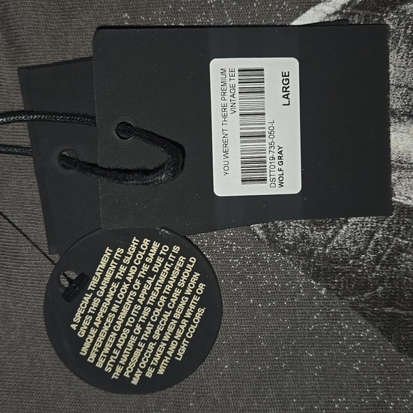 Darc Sport Men's You Weren't There Premium Vintage T-Shirt Gray Sizes M & L NWT - Picture 12 of 13